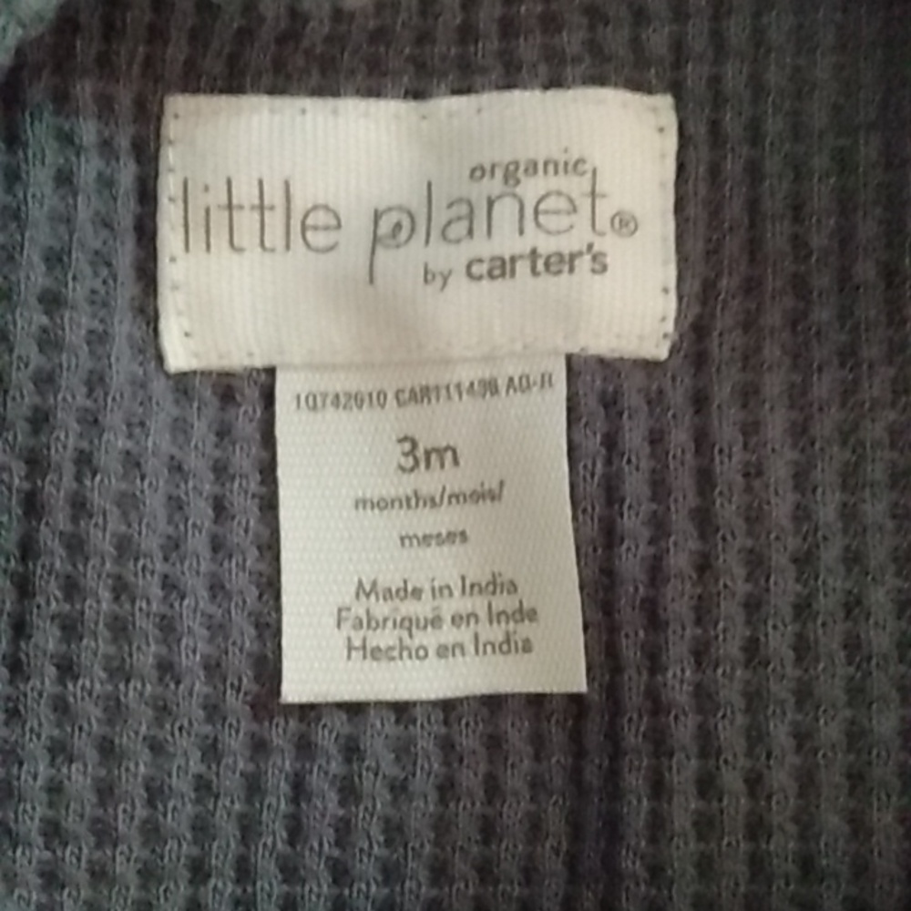 Little Planet Organic by Carter's 3M Outfit, Tank Top & Shorts Waffle Knit Set - Picture 2 of 12